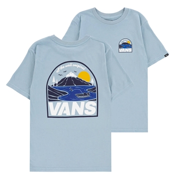 Vans T-shirt s/s Jr. Snowy Peak Ashley Blue
